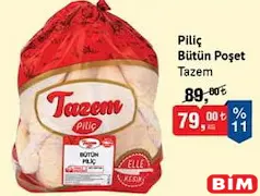 TAZEM PİLİÇ BÜTÜN POŞET KG TAZEM PİLİÇ BÜTÜN POŞET KG
